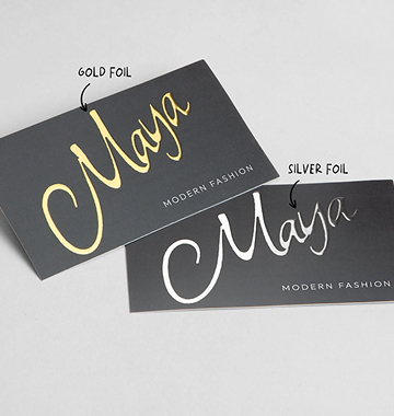 Foil Printing Business Cards